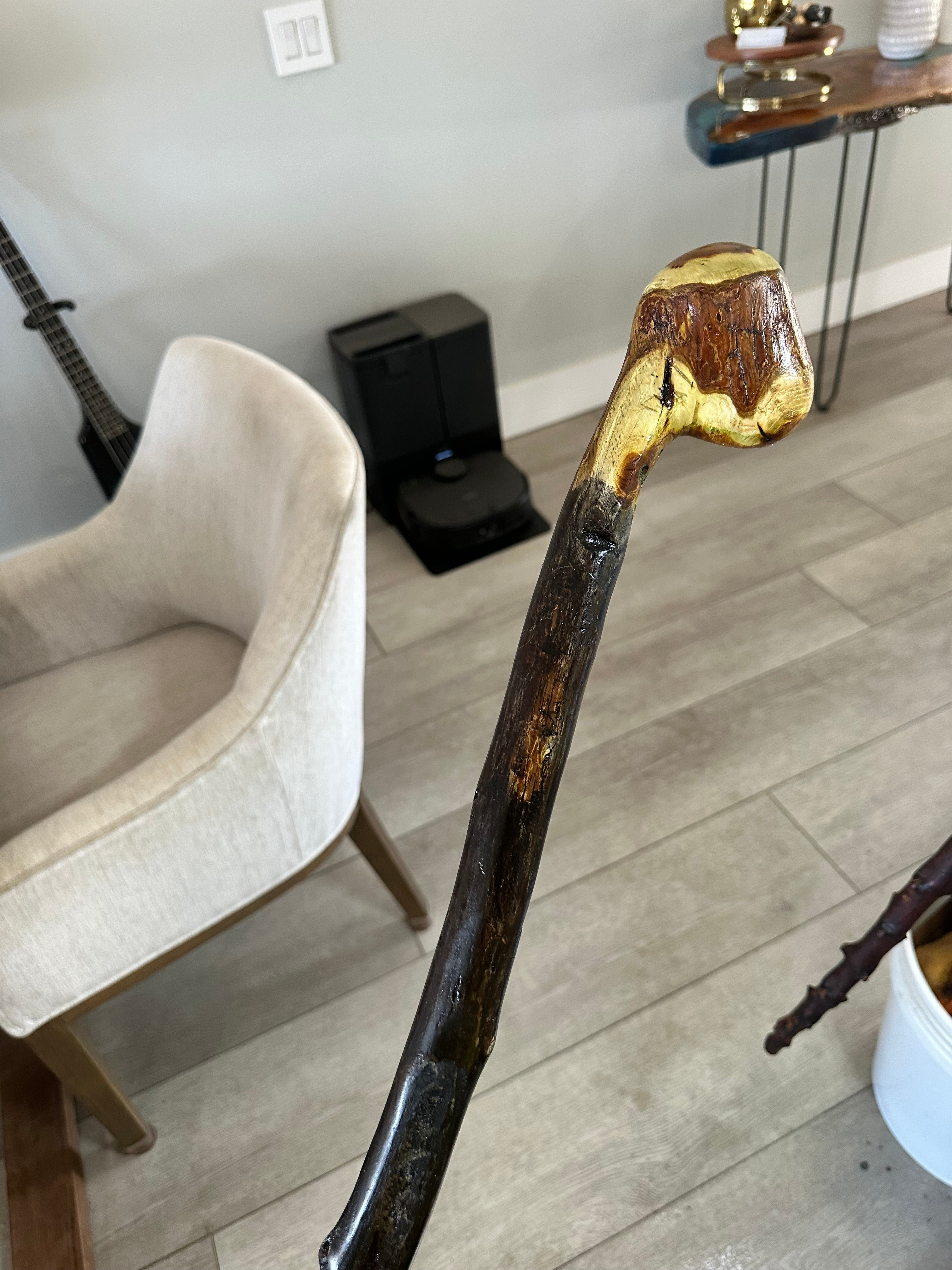 AH Shillelagh "Thunderbird Rustic" Walking / Hiking  Stick — 46" Osage Orange