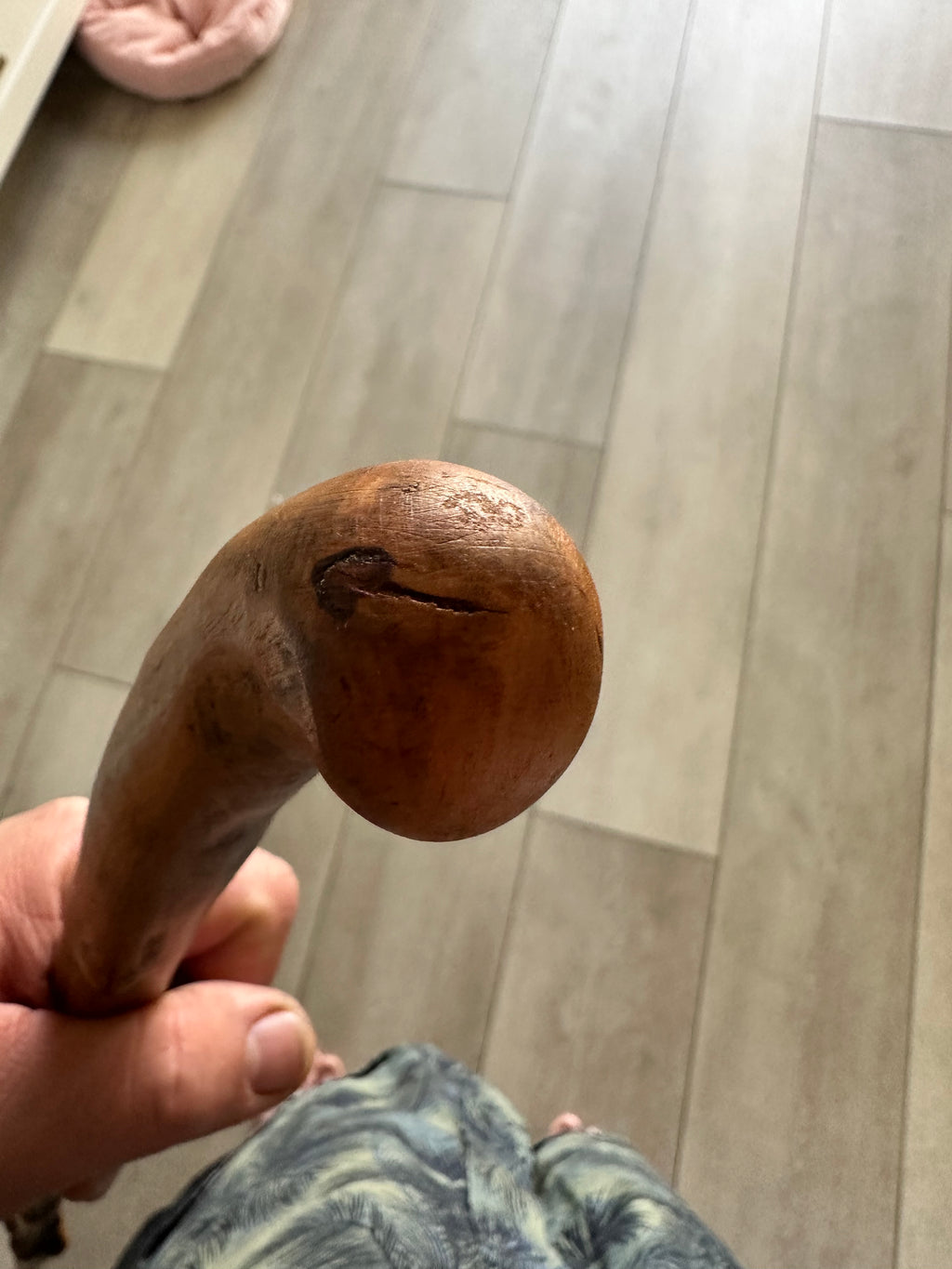 Antique 37" Irish Blackthorn Walking Stick! Gorgeous! Late 1800s - Early 1900s - Rare w/Tag!