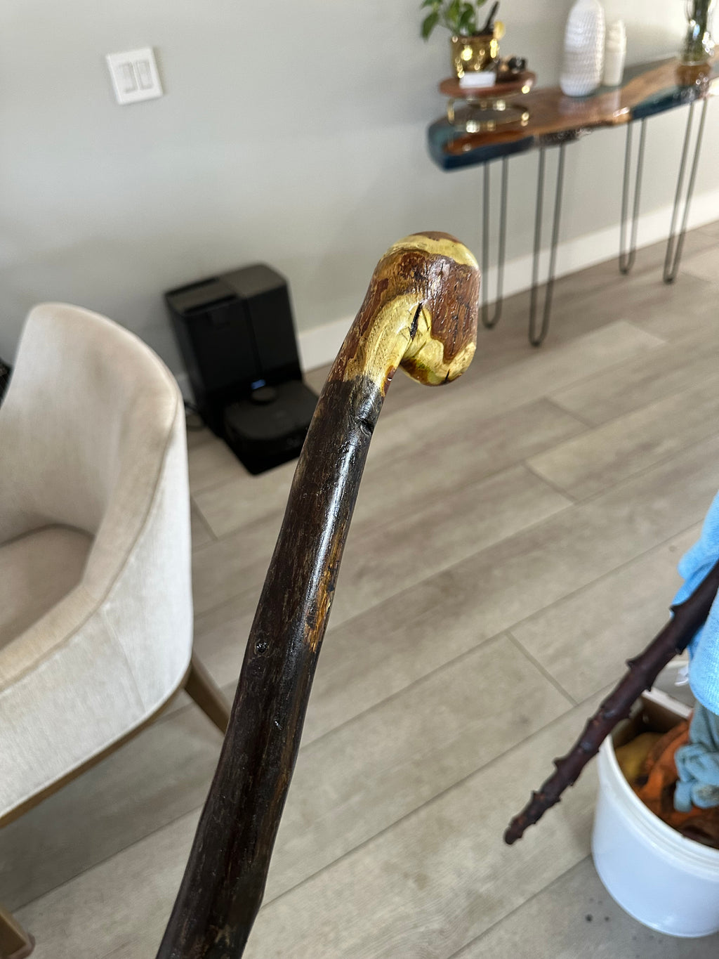 AH Shillelagh "Thunderbird Rustic" Walking / Hiking  Stick — 46" Osage Orange