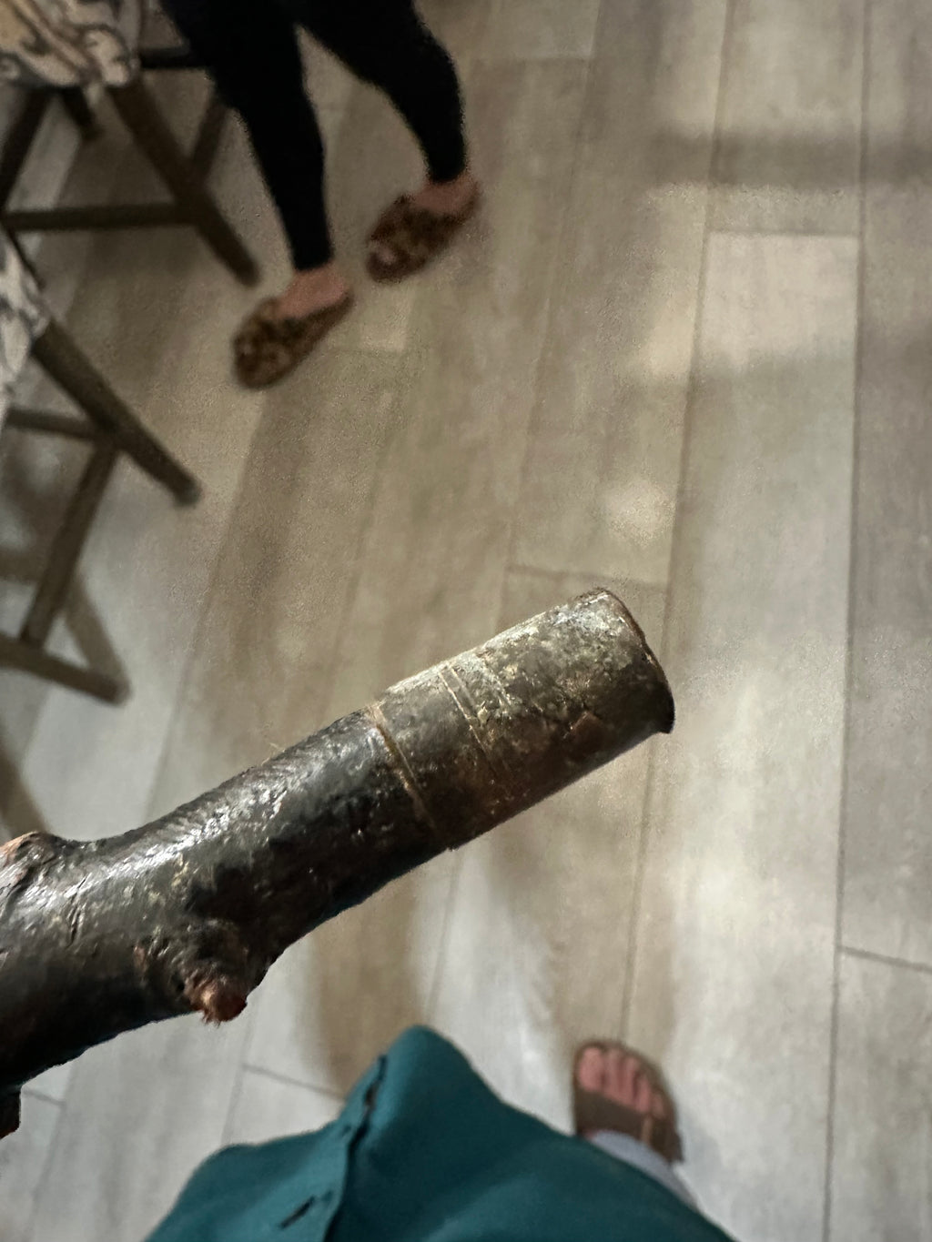 Antique 37" Irish Blackthorn Walking Stick! Gorgeous! Late 1800s - Early 1900s - Rare w/Tag!