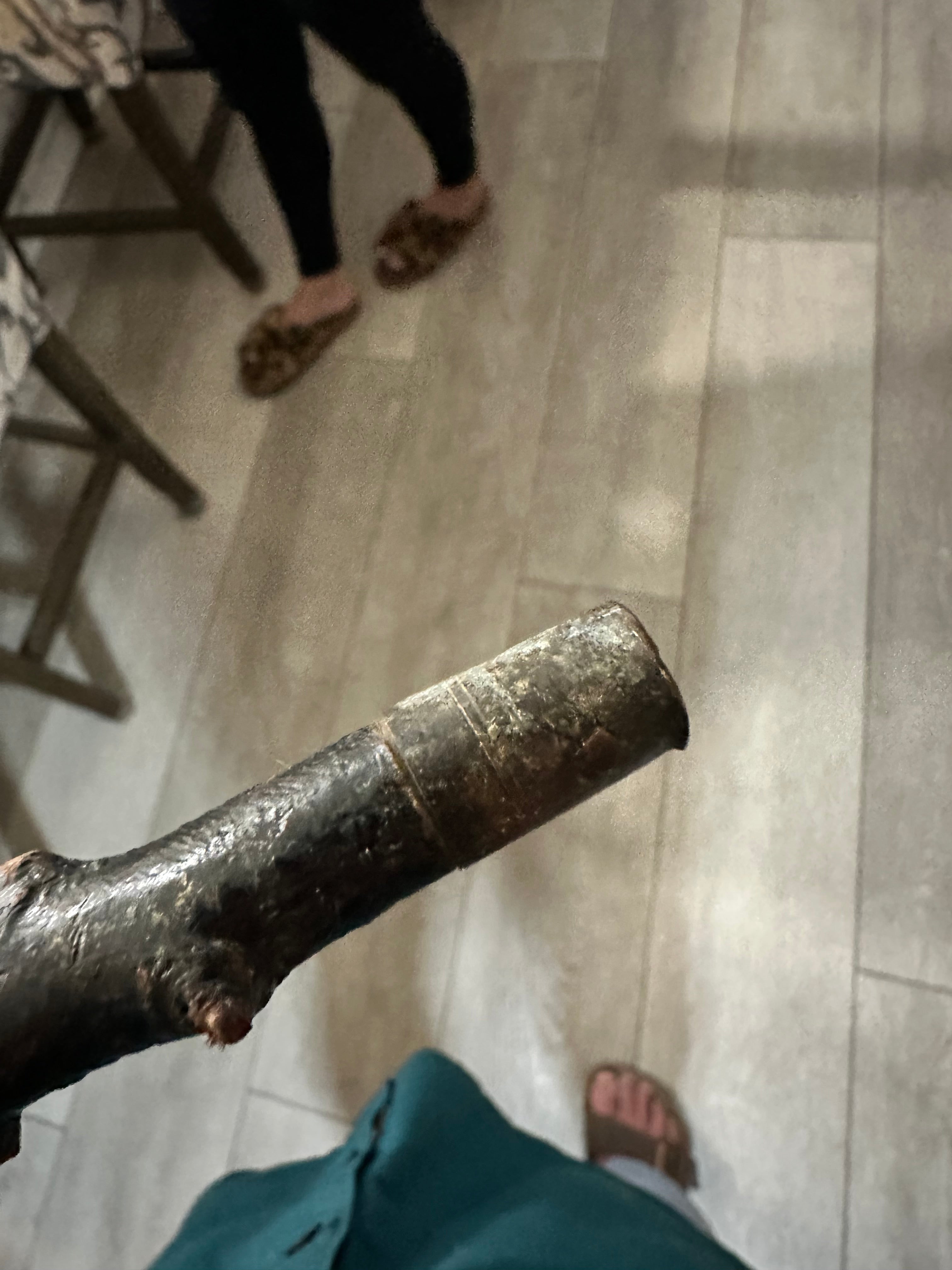 Antique 37" Irish Blackthorn Walking Stick! Gorgeous! Late 1800s - Early 1900s - Rare w/Tag!