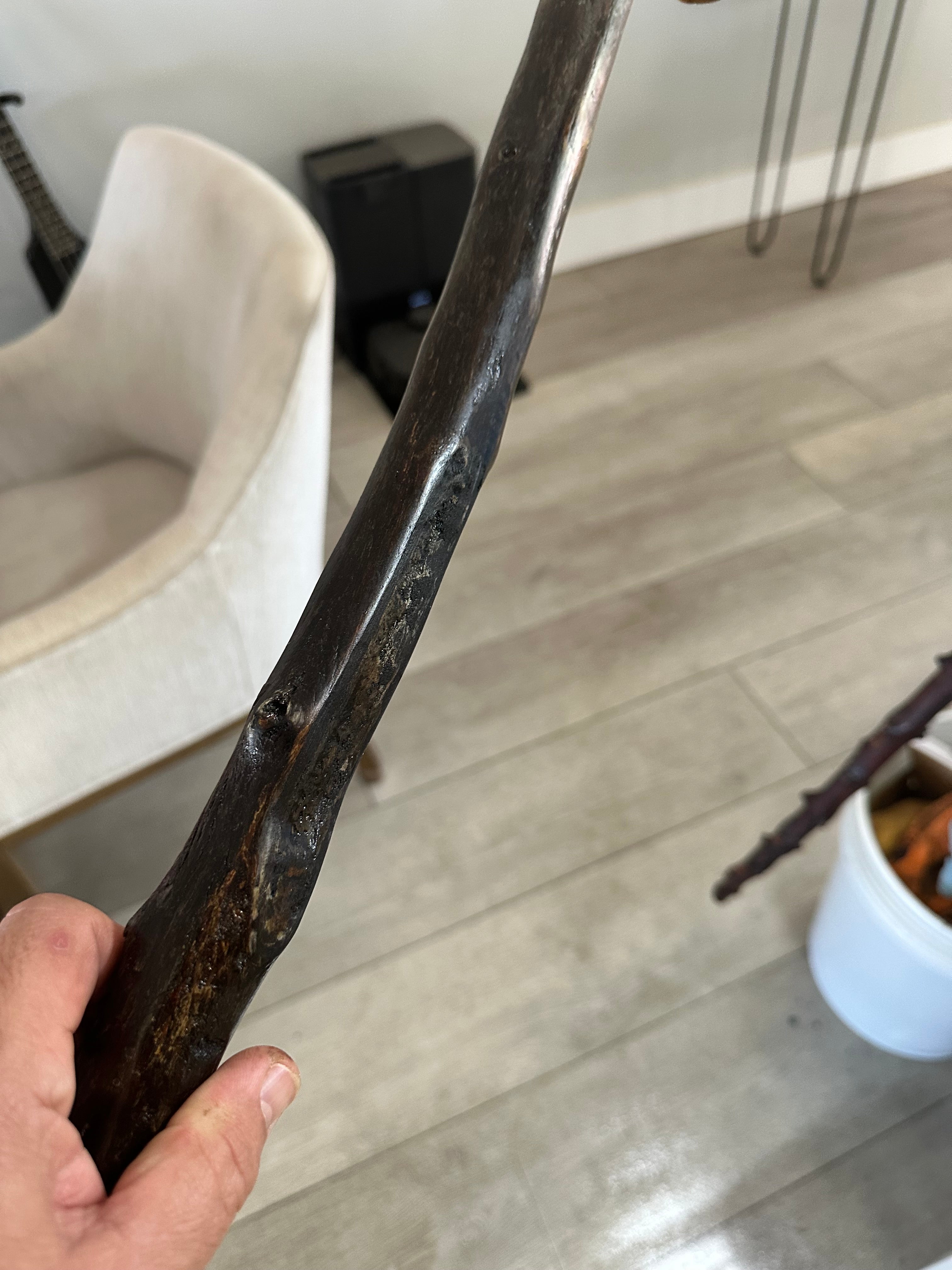 AH Shillelagh "Thunderbird Rustic" Walking / Hiking  Stick — 46" Osage Orange