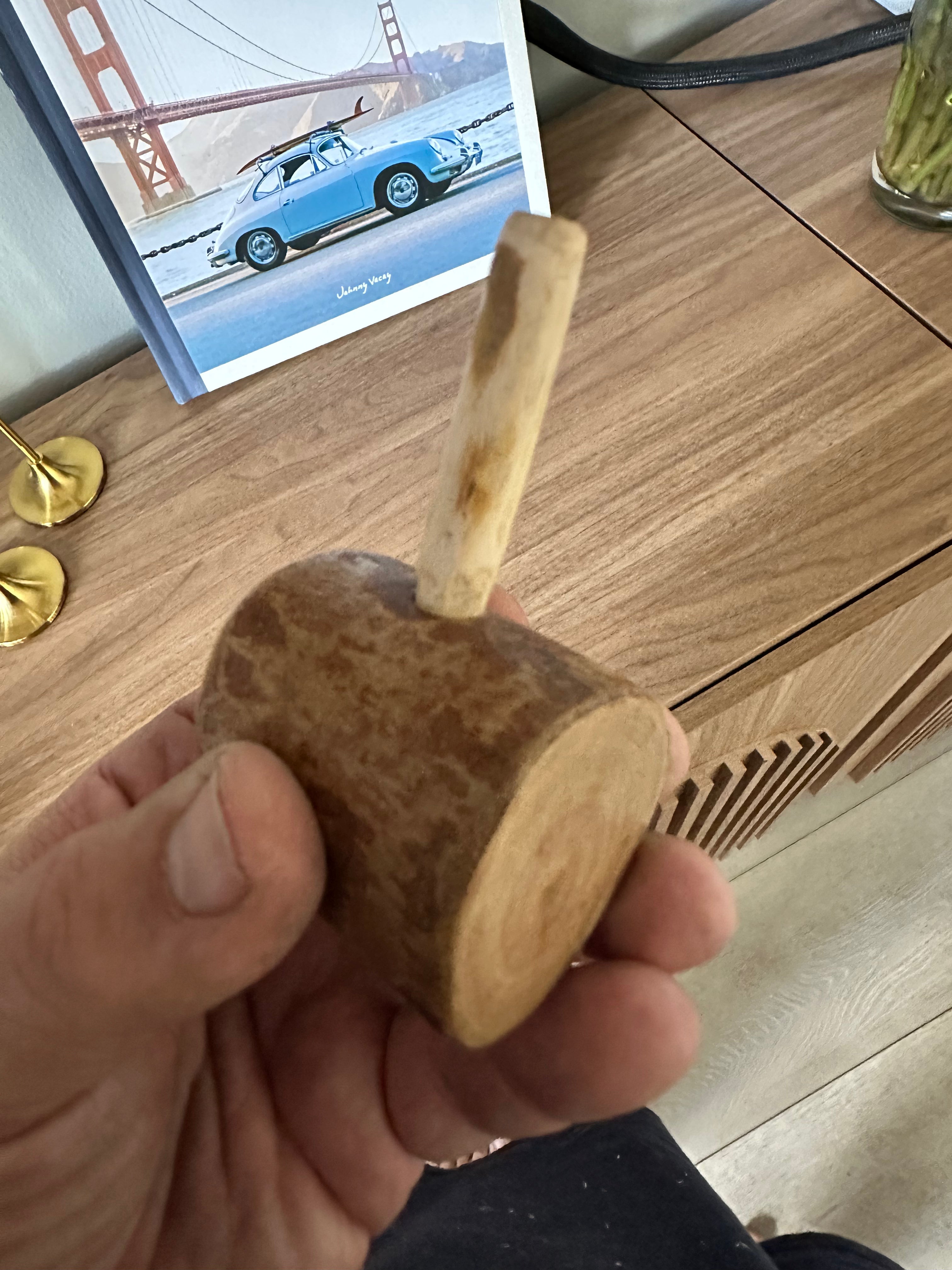 Frontier Style Nose Warmer Pipe - Cherry Wood