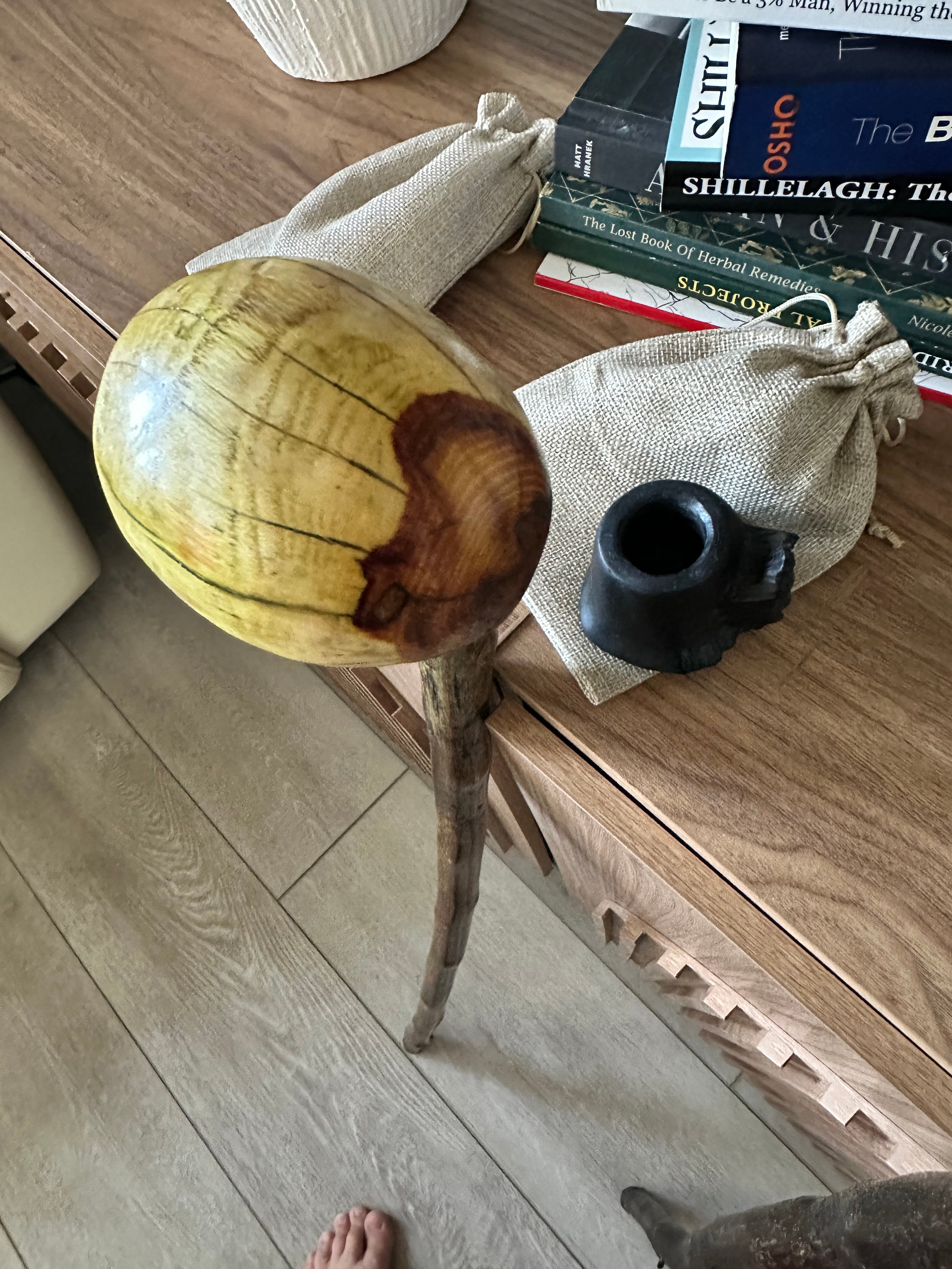 AH Shillelagh "Thunderbird" Walking Stick - Osage Orange - 40"